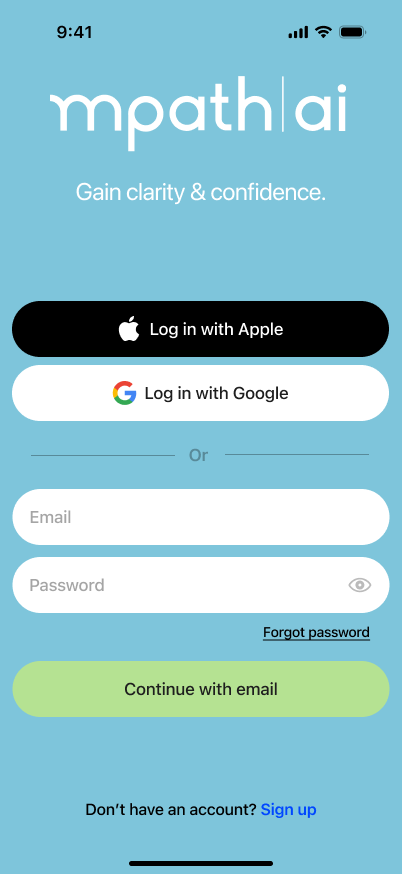 mPathAI: Overcome Overwhelm Mobile App gallery 7