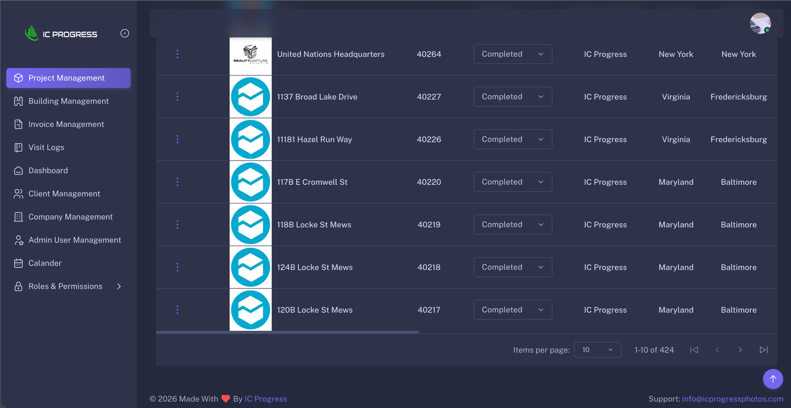 IC Progress Web Platform gallery 5