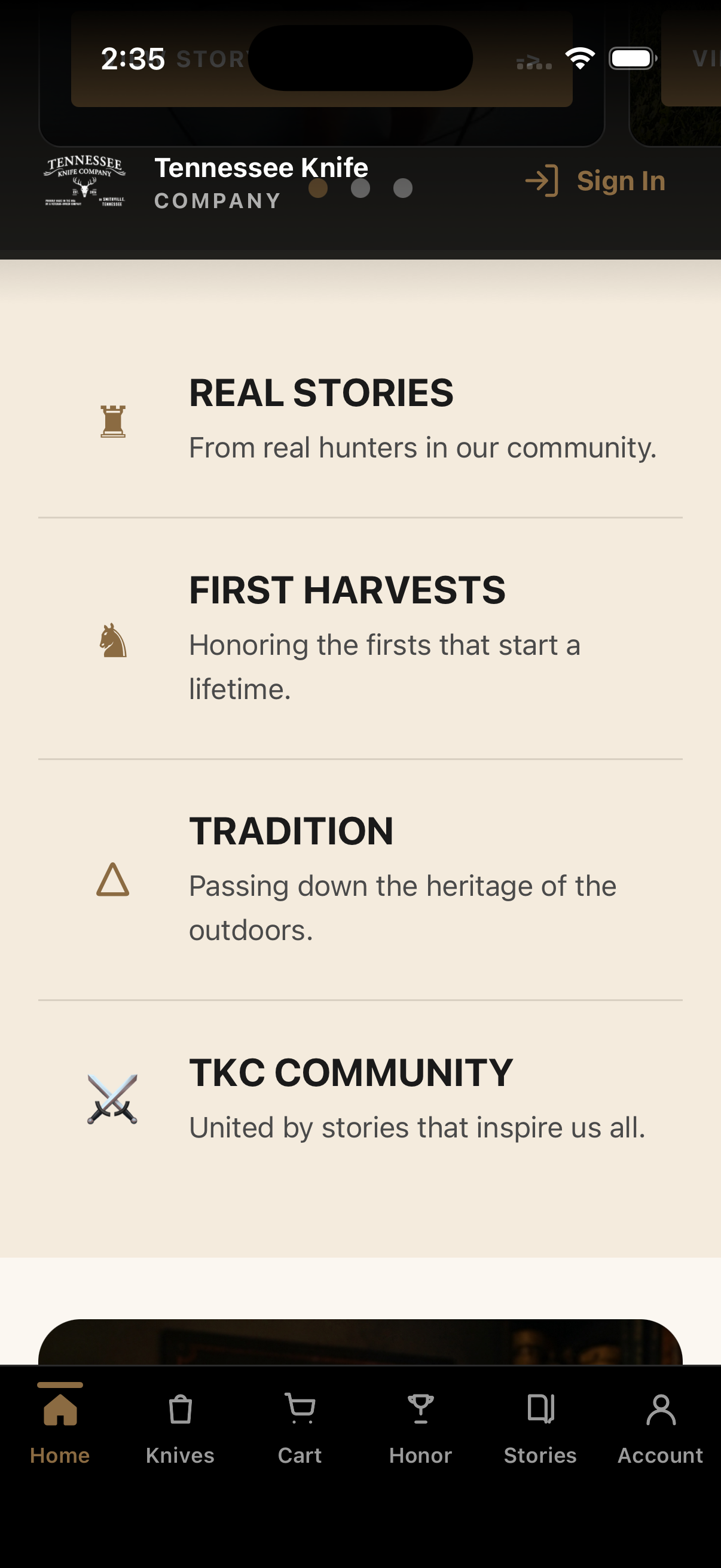 Tennessee Knife Company App gallery 6